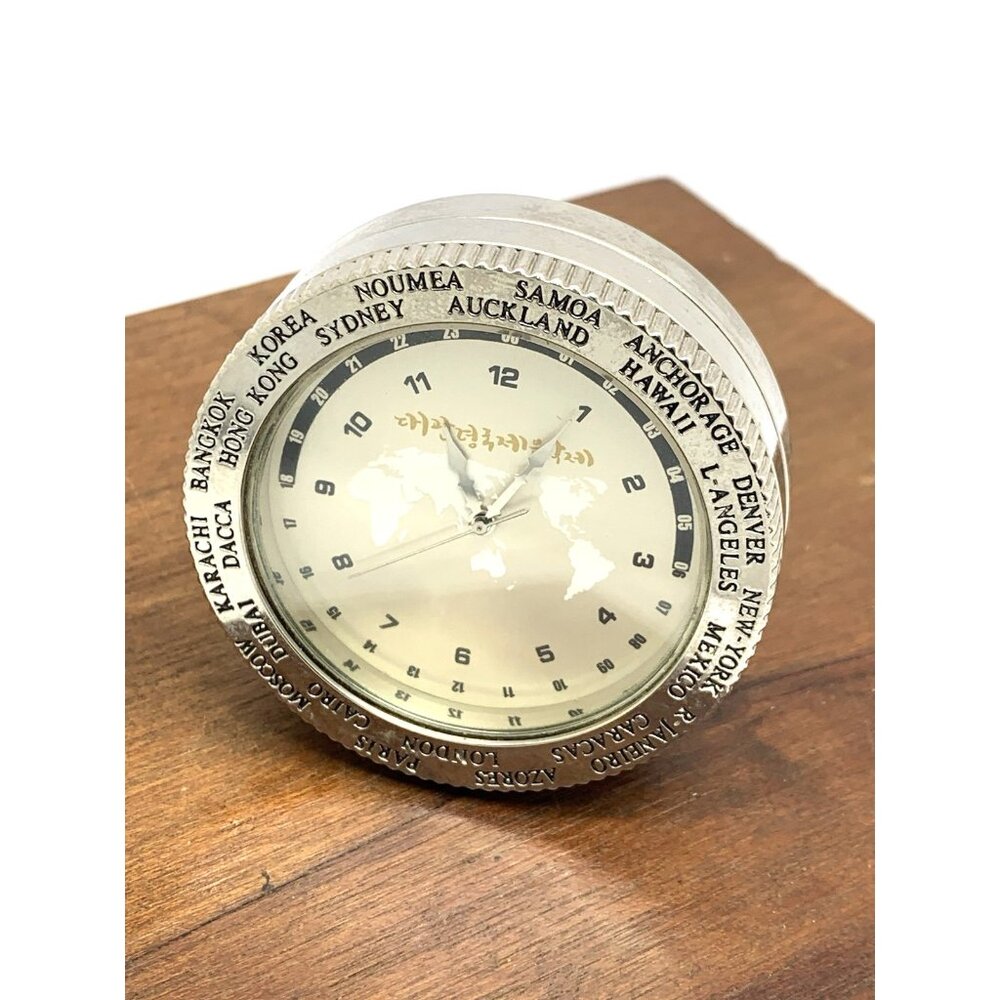 World Time Desk Travel Clock Korea Daegwallyeong International Music Festival